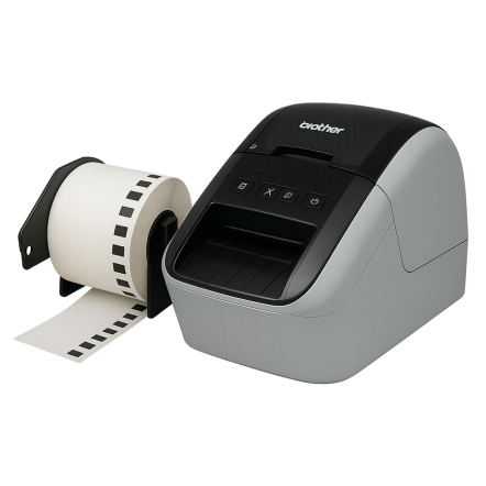 Starterspakket: Brother QL-800 labelprinter + 10 rollen DK-22205